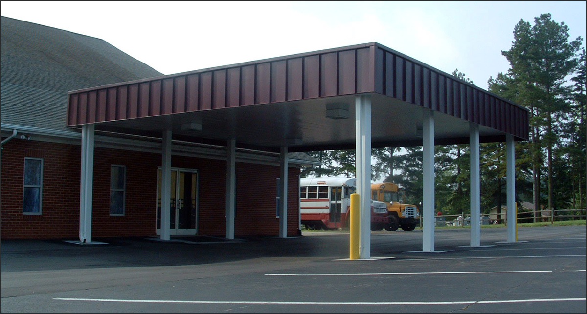 Church Driveway Canopy