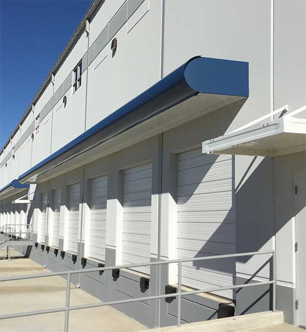 custom loading dock canopies